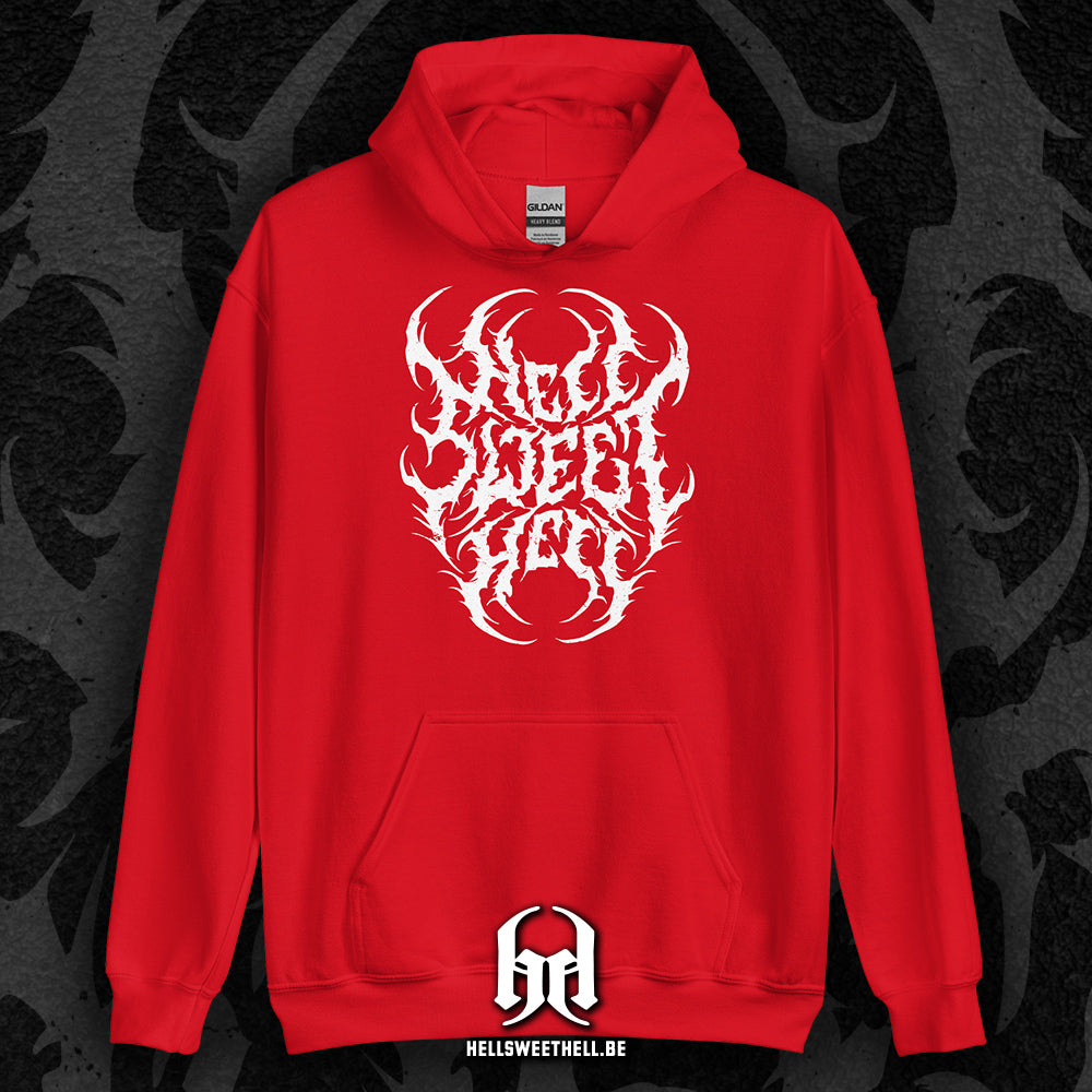 Hell Sweet Hell Logo Blanc - Sweat à capuche Hoodie unisexe