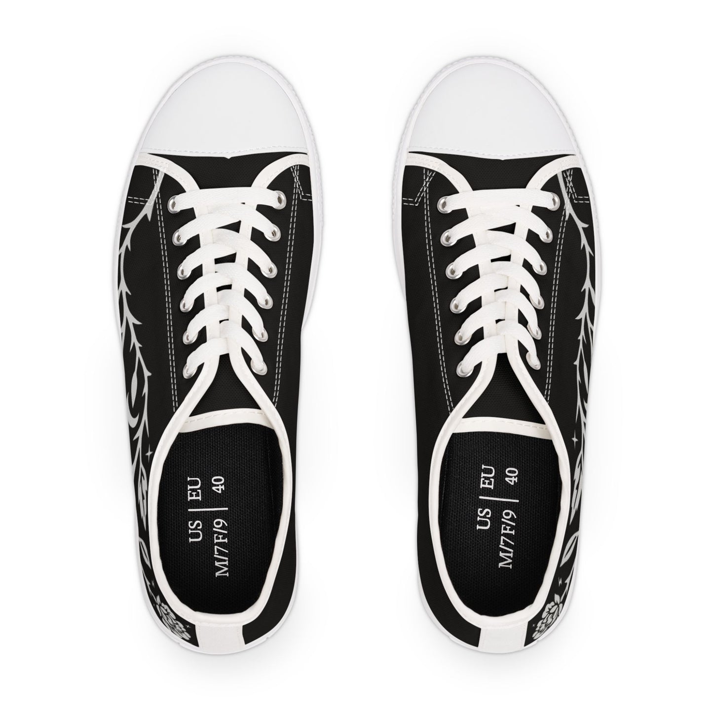 Thorns - WOMEN'S low-top sneakers (black or white)