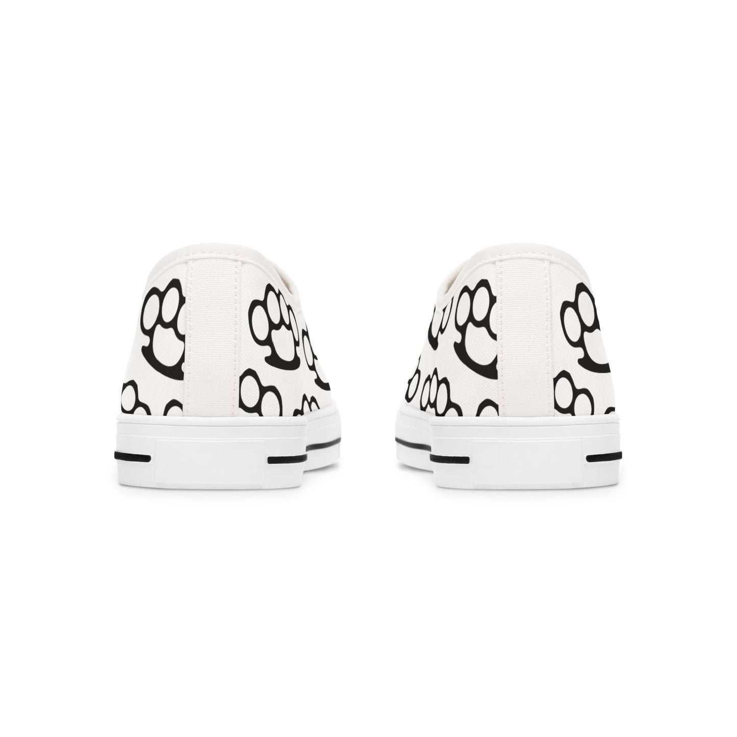 Knuckle Duster - WOMEN'S low-top sneakers (black or white)
