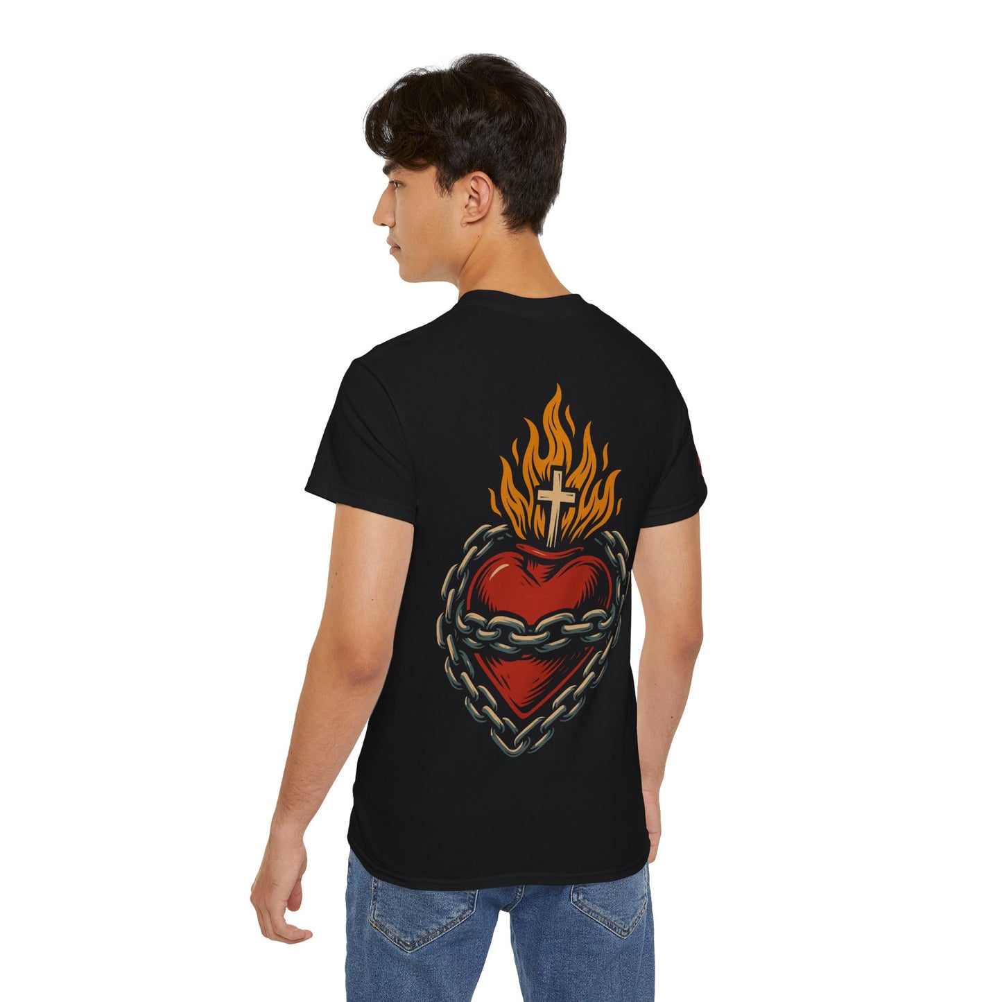 Coeur enchainé - T-shirt unisexe