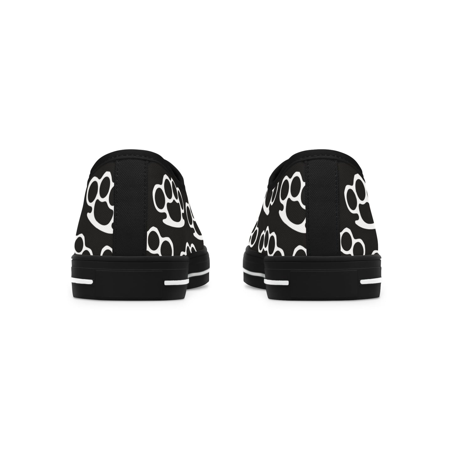Knuckle Duster - WOMEN'S low-top sneakers (black or white)