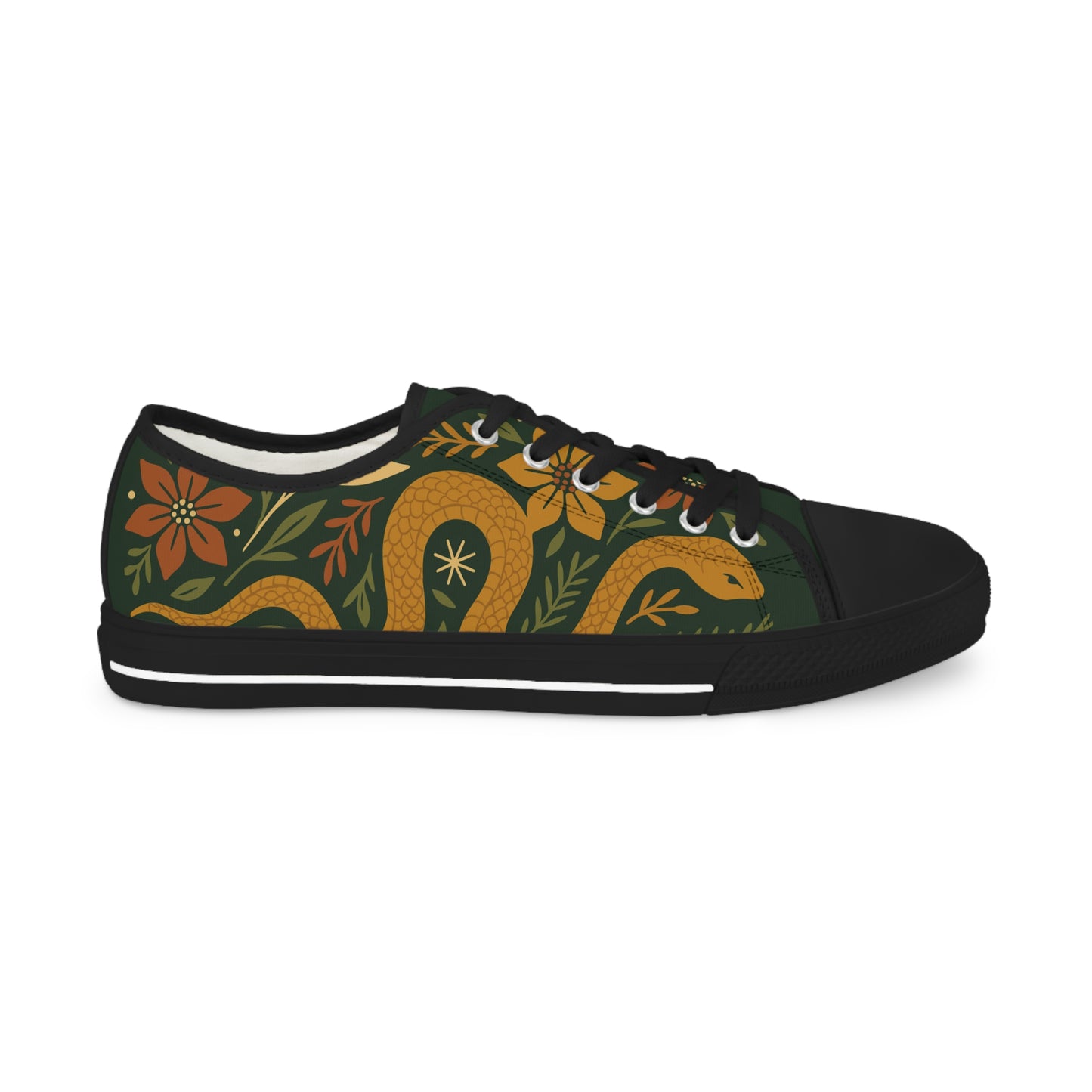 Peaceful Snake - Baskets basses HOMME (noir ou blanc)