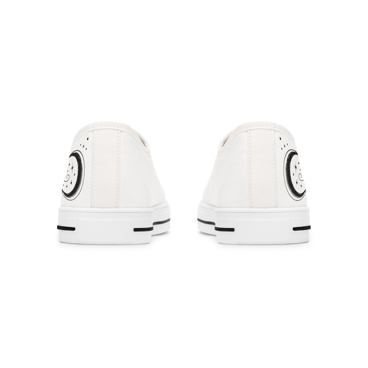Moonlight - WOMEN'S low-top sneakers (black or white)
