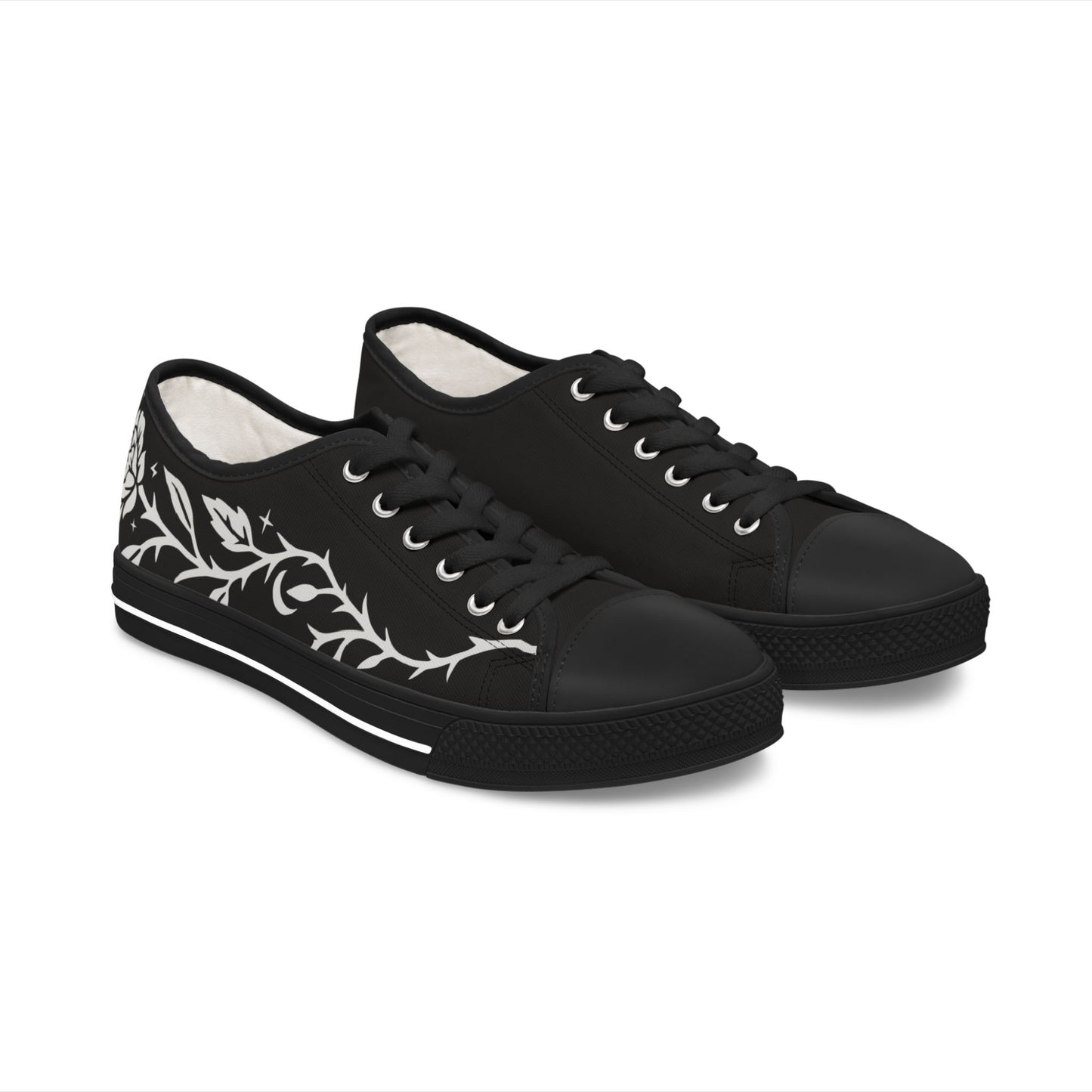 Thorns - WOMEN'S low-top sneakers (black or white)