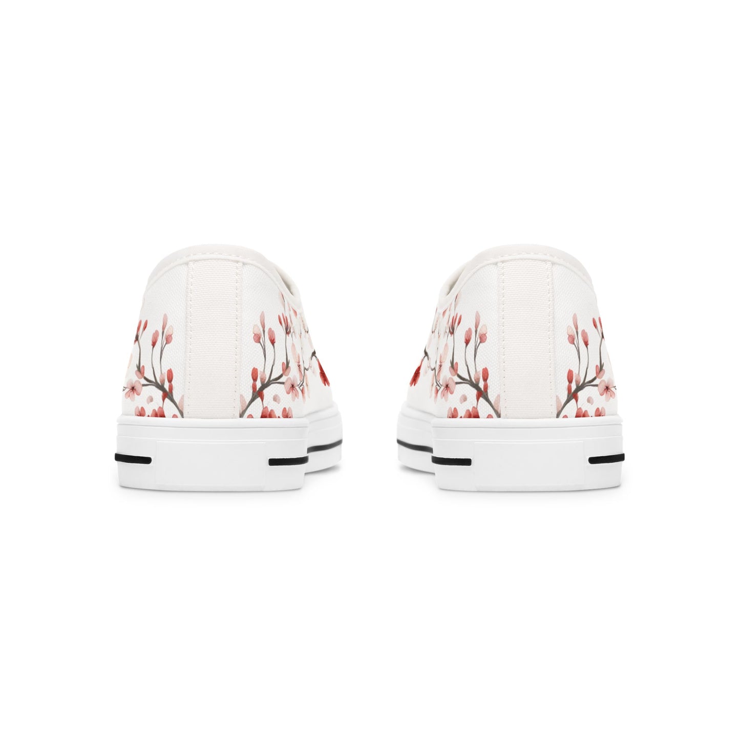 Sakura - WOMEN'S low-top sneakers (black or white)
