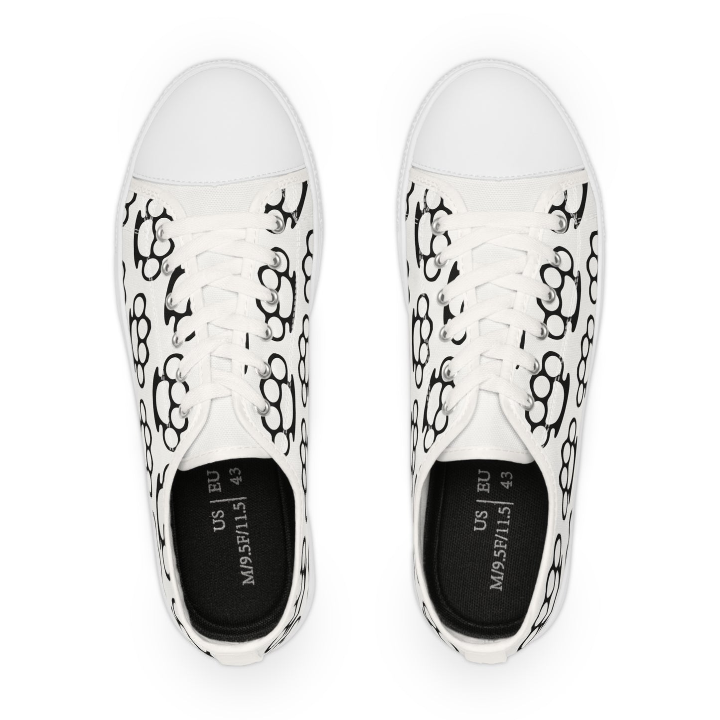 Poing Américain - Baskets basses HOMME (noir ou blanc)
