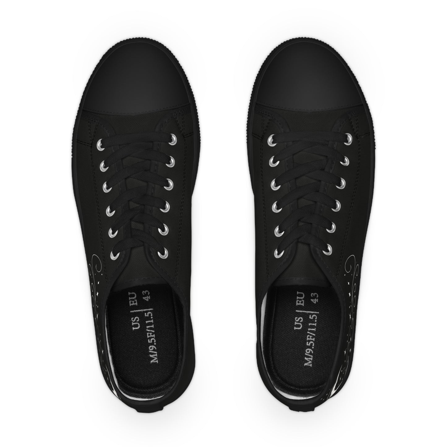 Clair de lune - Baskets basses HOMME (noir ou blanc)