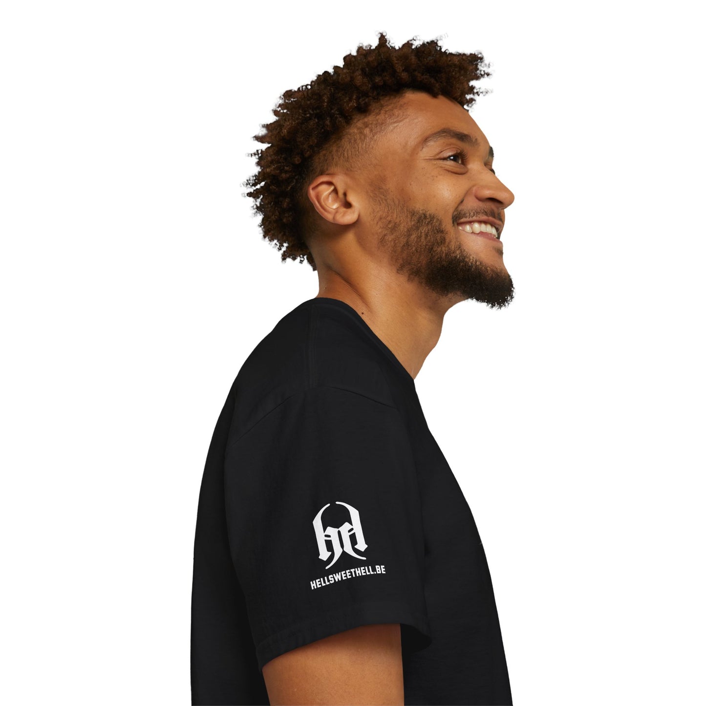 Guillotine & Calligraphie Gothique : "Neither Forget Nor Forgive" - T-shirt unisexe