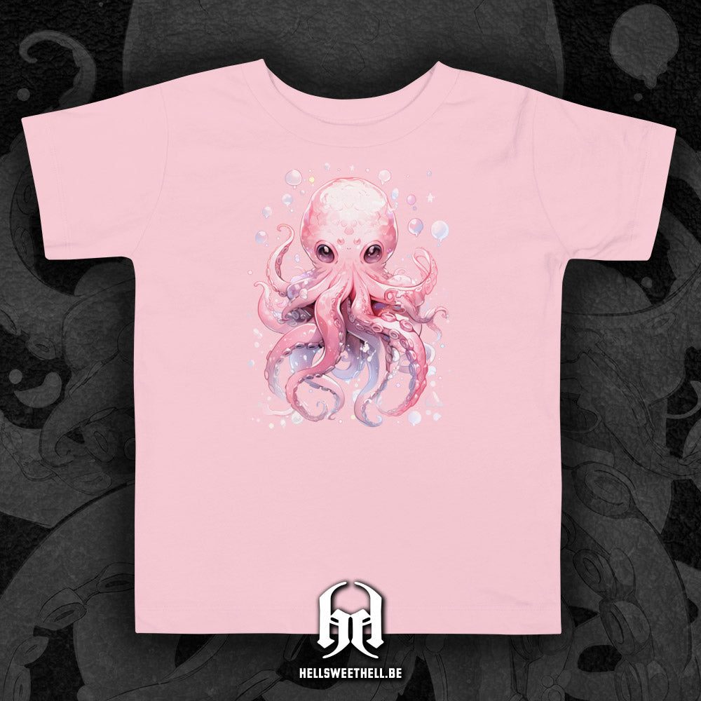 Mignonne petite pieuvre colorée - T-shirt enfant