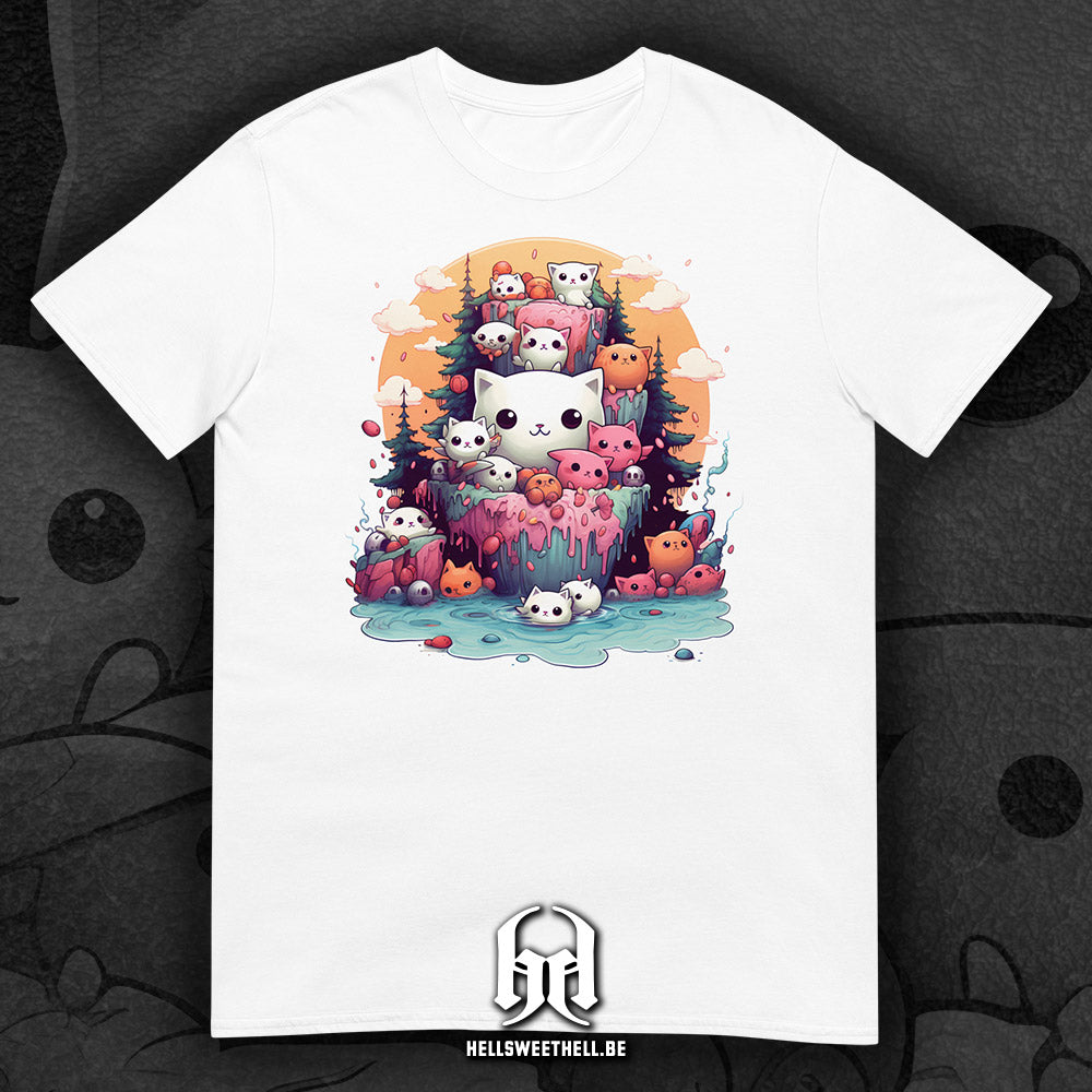 Chats Kawaii - T-shirt unisexe