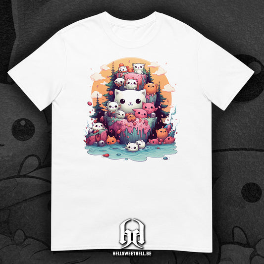 Chats Kawaii - T-shirt unisexe