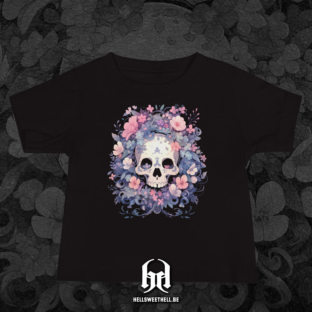 Squelette floral v2 - T-shirt bébé et enfant