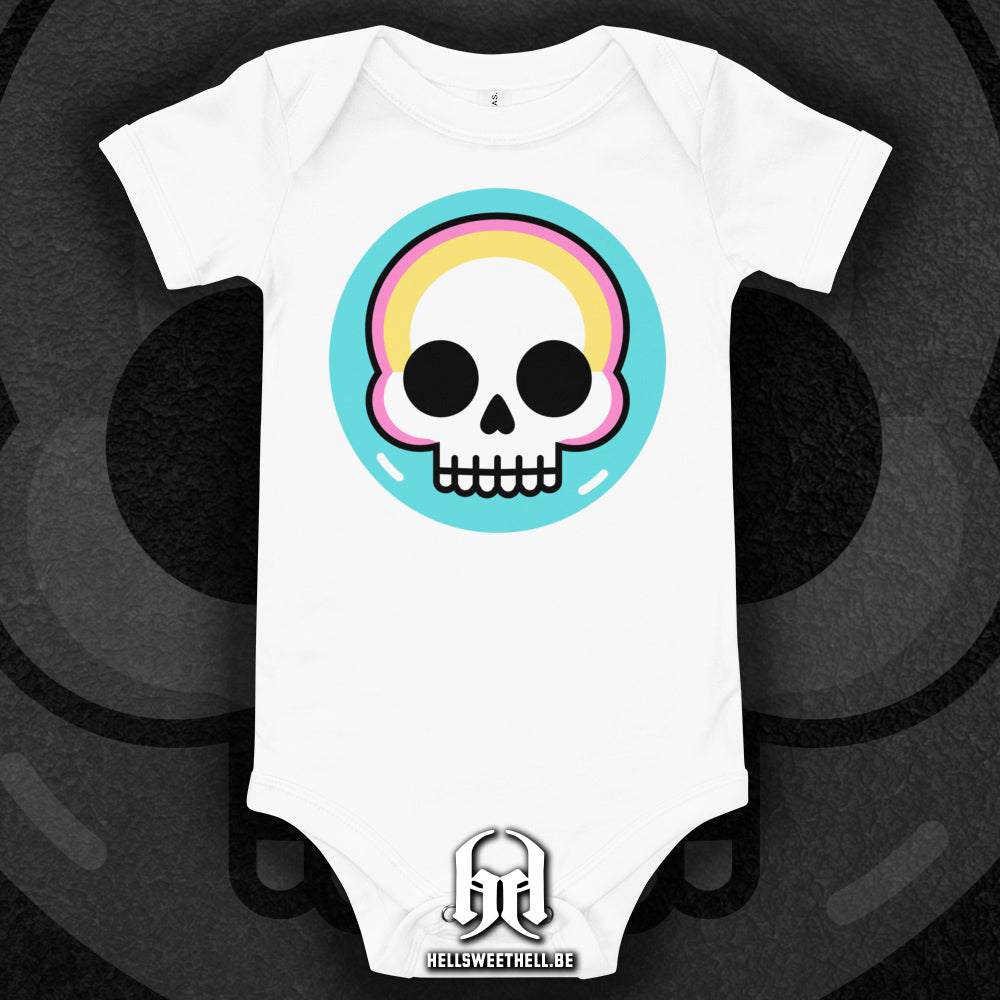 Mignon Squelette coloré - Body à manches courtes bébé et enfant