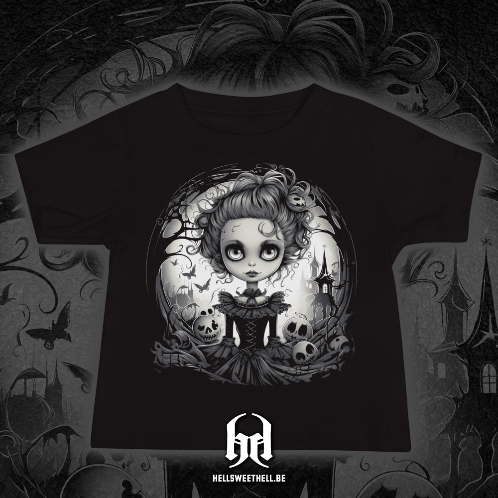 La jeune fille aux grands yeux - T-shirt bébé et enfants