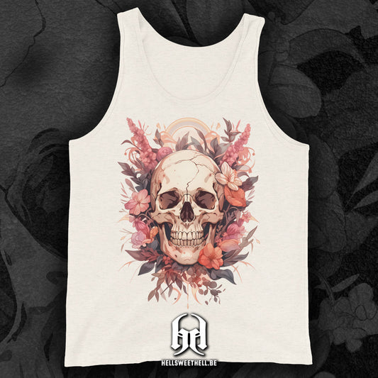 Squelette floral v1 -  Débardeur unisexe