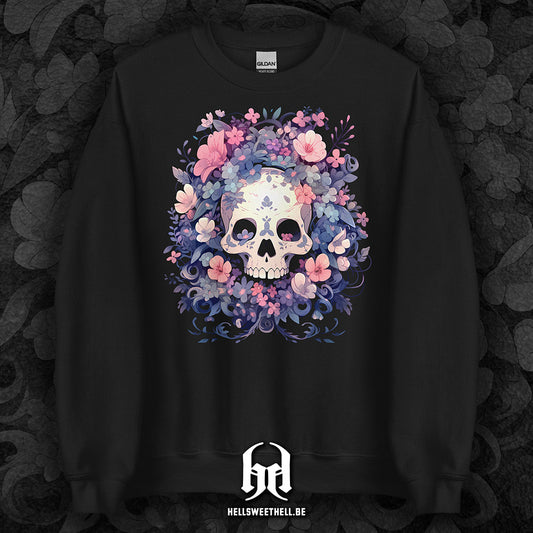 Squelette floral v2 - Sweat unisexe