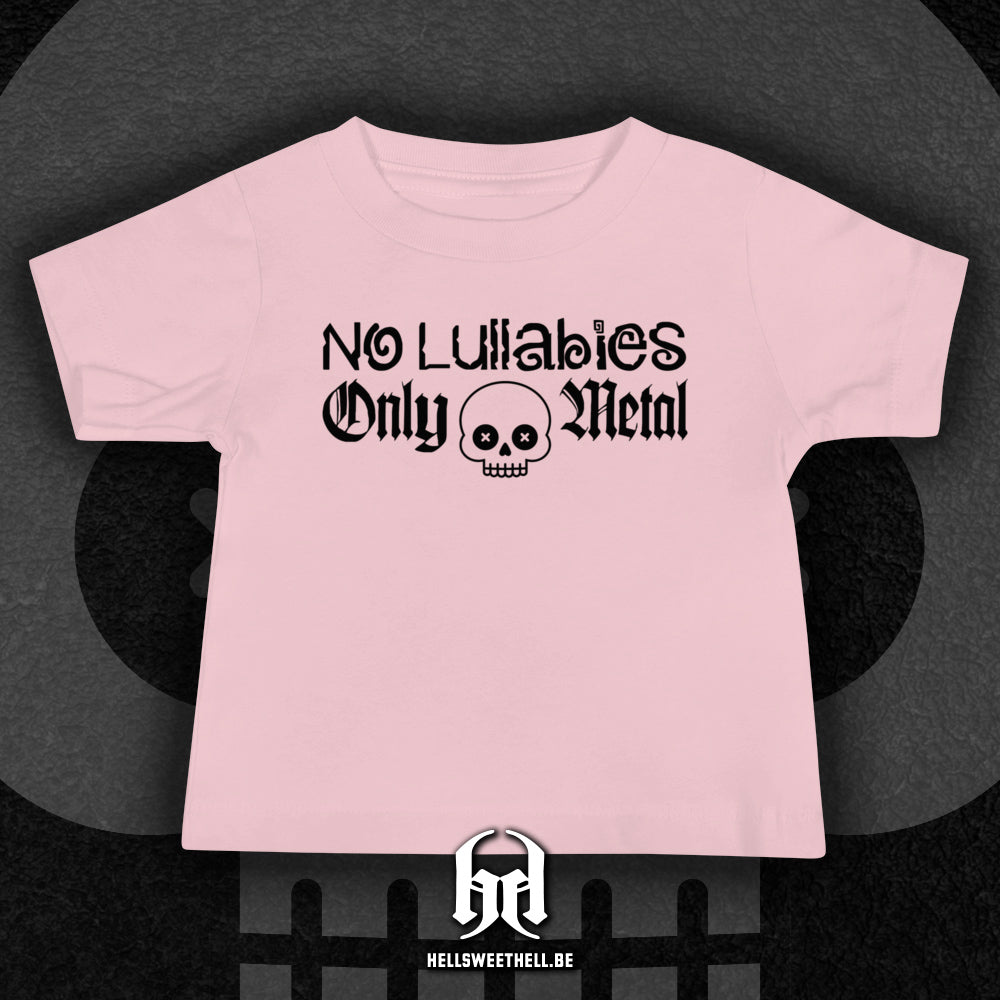 No Lullabies, Only Metal Logo Noir - T-shirt bébé et enfant