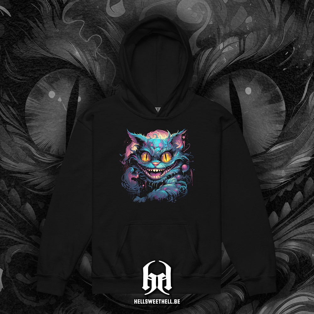 Cheshire Cat Alice aux pays des merveilles - Sweat à capuche hoodie pour enfants et adolescents