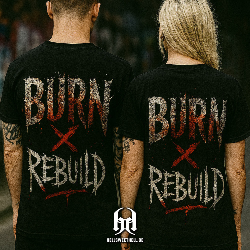 Burn X Rebuild - T-shirt unisexe