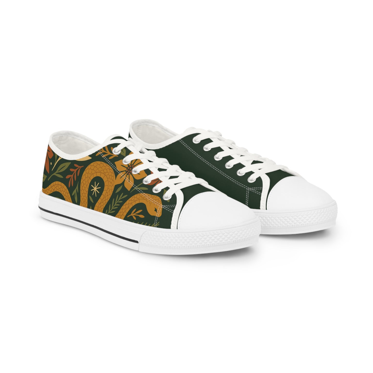 Peaceful Snake - Baskets basses HOMME (noir ou blanc)