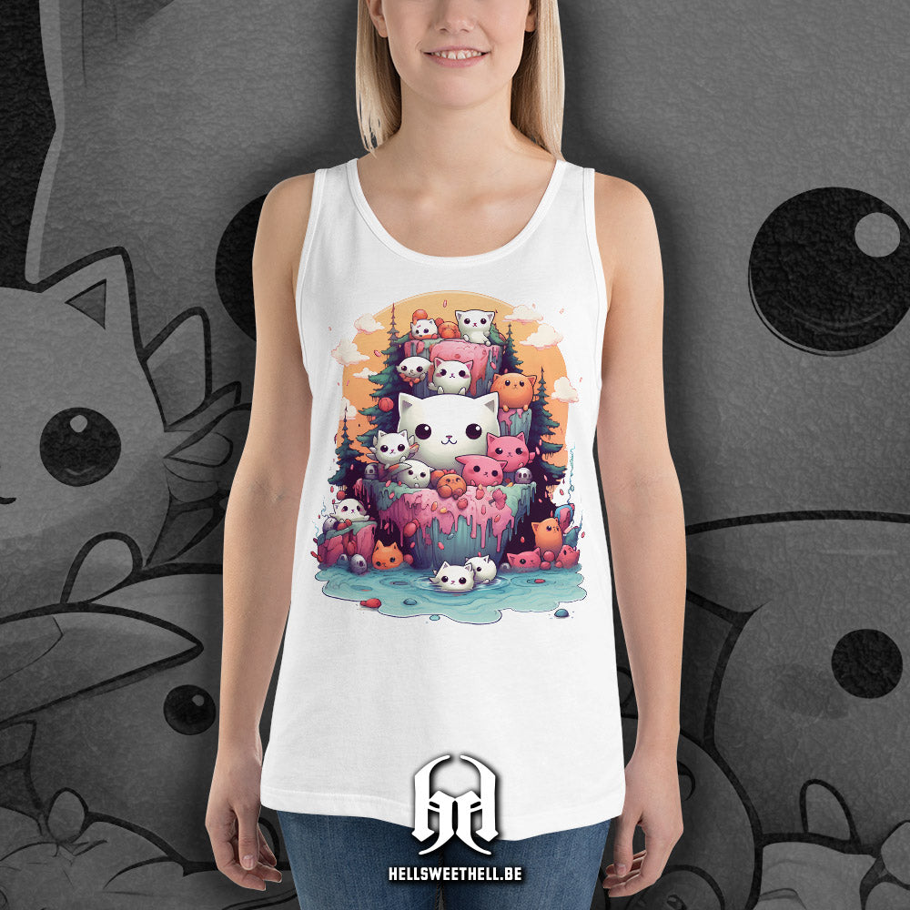 Chats Kawaii - Débardeur unisexe
