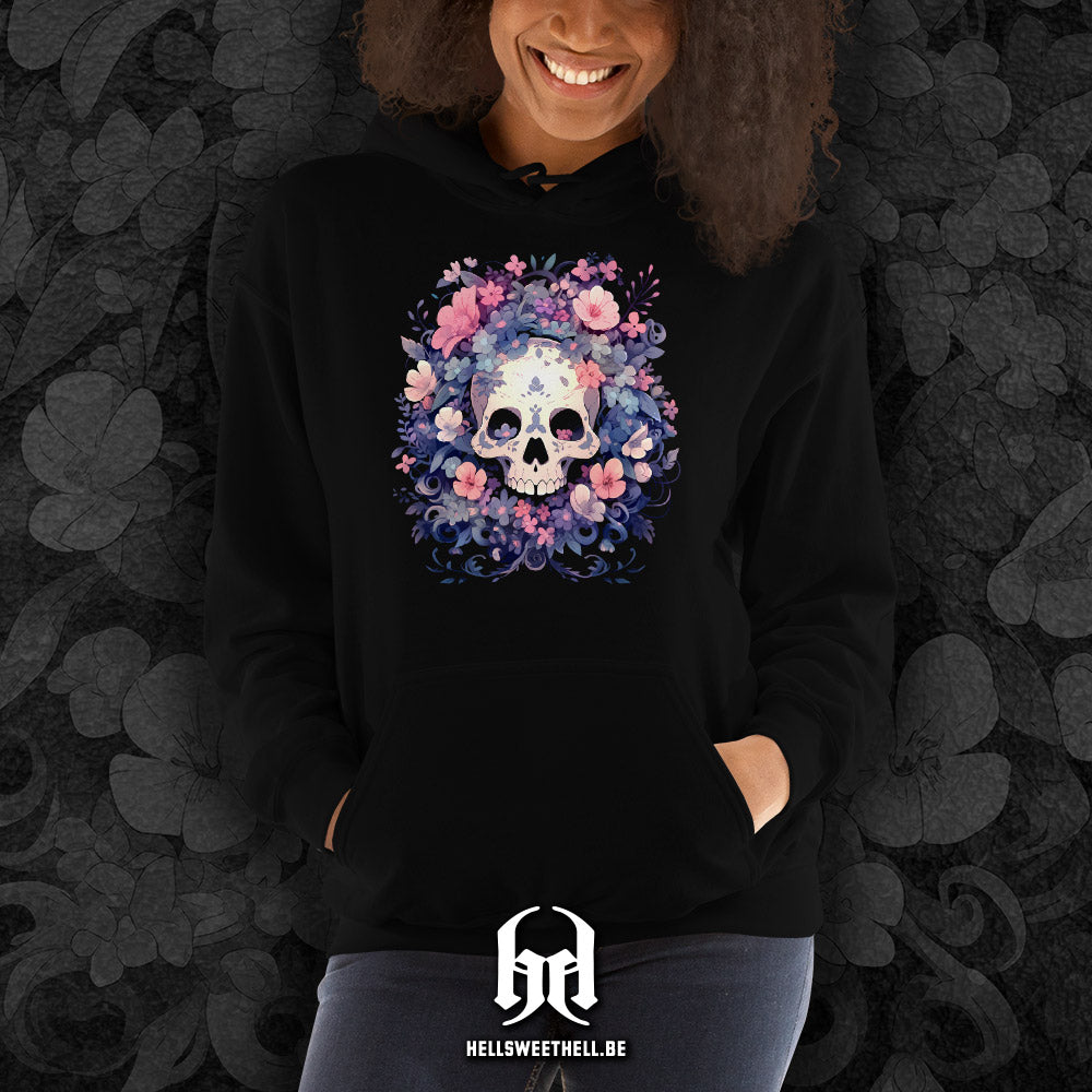 Squelette floral v2 - Sweat à capuche hoodie