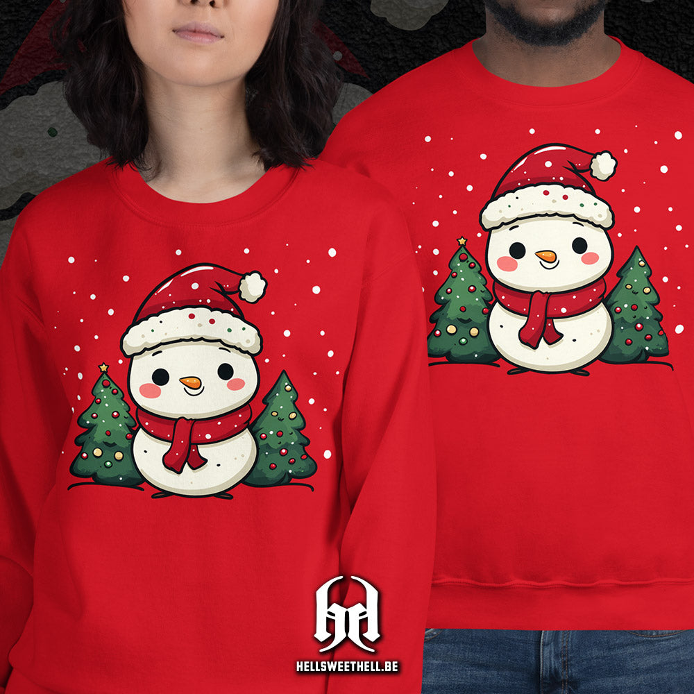 Dessine moi un bonhomme de neige - Pull de Noël adultes