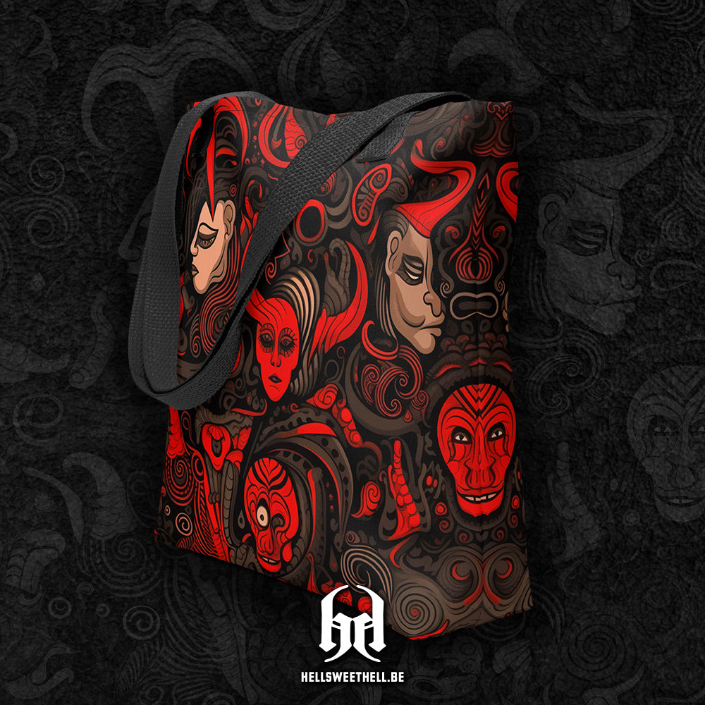 Démon de l'Enfer Illustration Japonaise v1 - Sac fourre-tout Tote bag