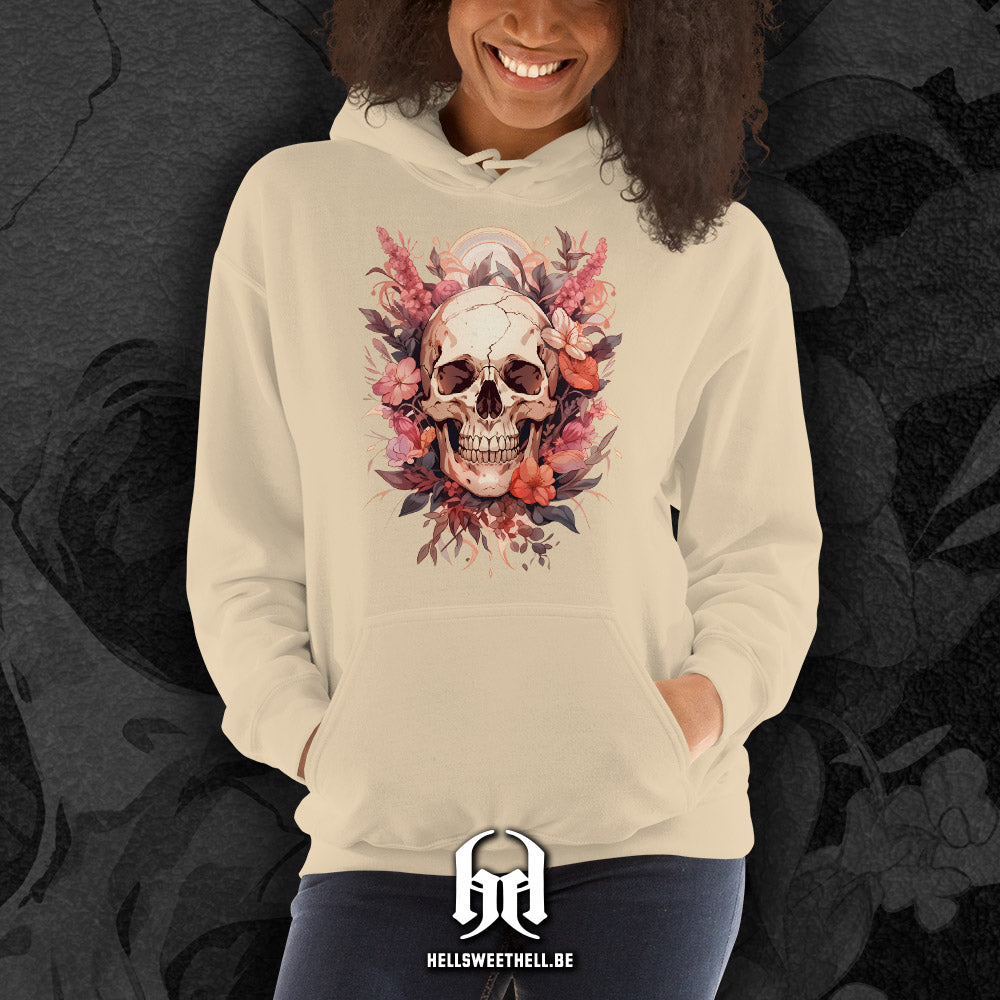 Squelette floral v1 - Sweat à capuche hoodie