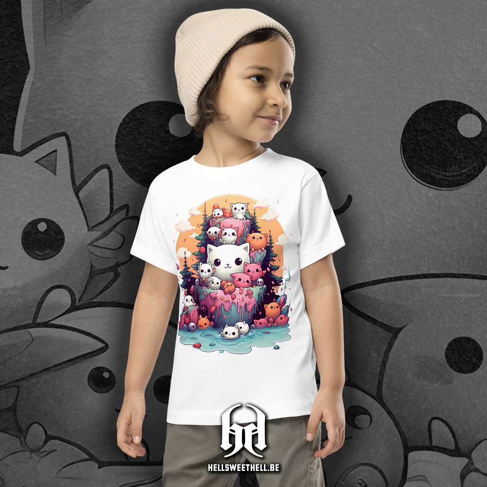 Chats Kawaii - T-shirt enfants