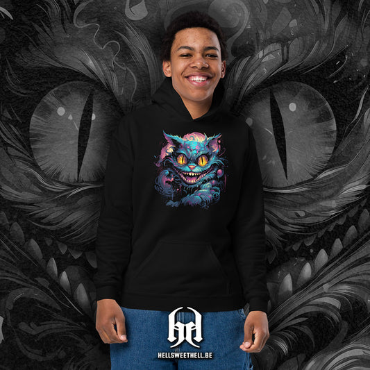 Cheshire Cat Alice aux pays des merveilles - Sweat à capuche hoodie pour enfants et adolescents
