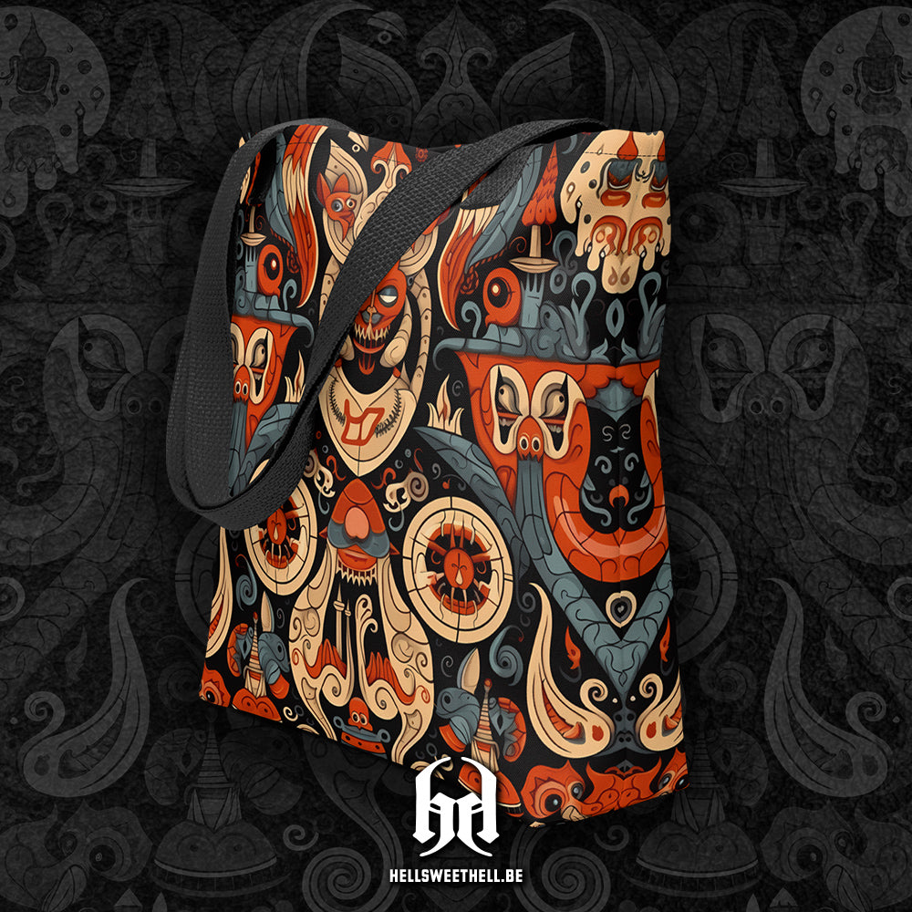Old School Demoniaque v3 - Sac fourre-tout Tote bag