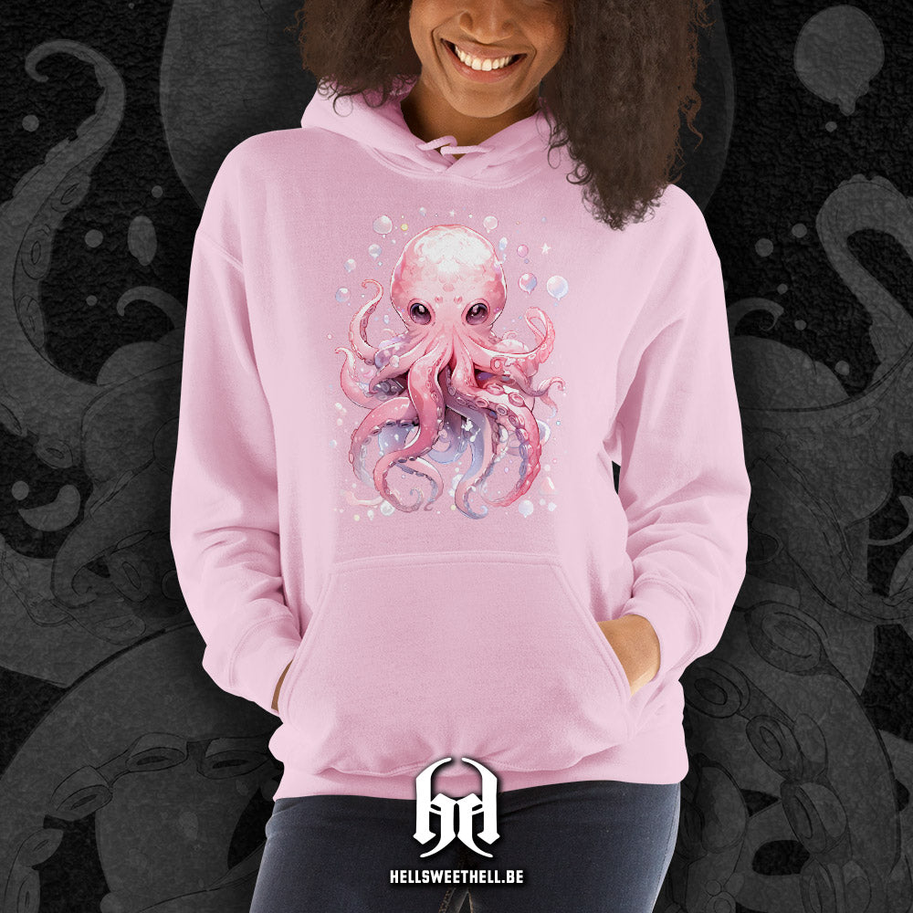 Mignonne petite pieuvre colorée - Sweat à capuche hoodie