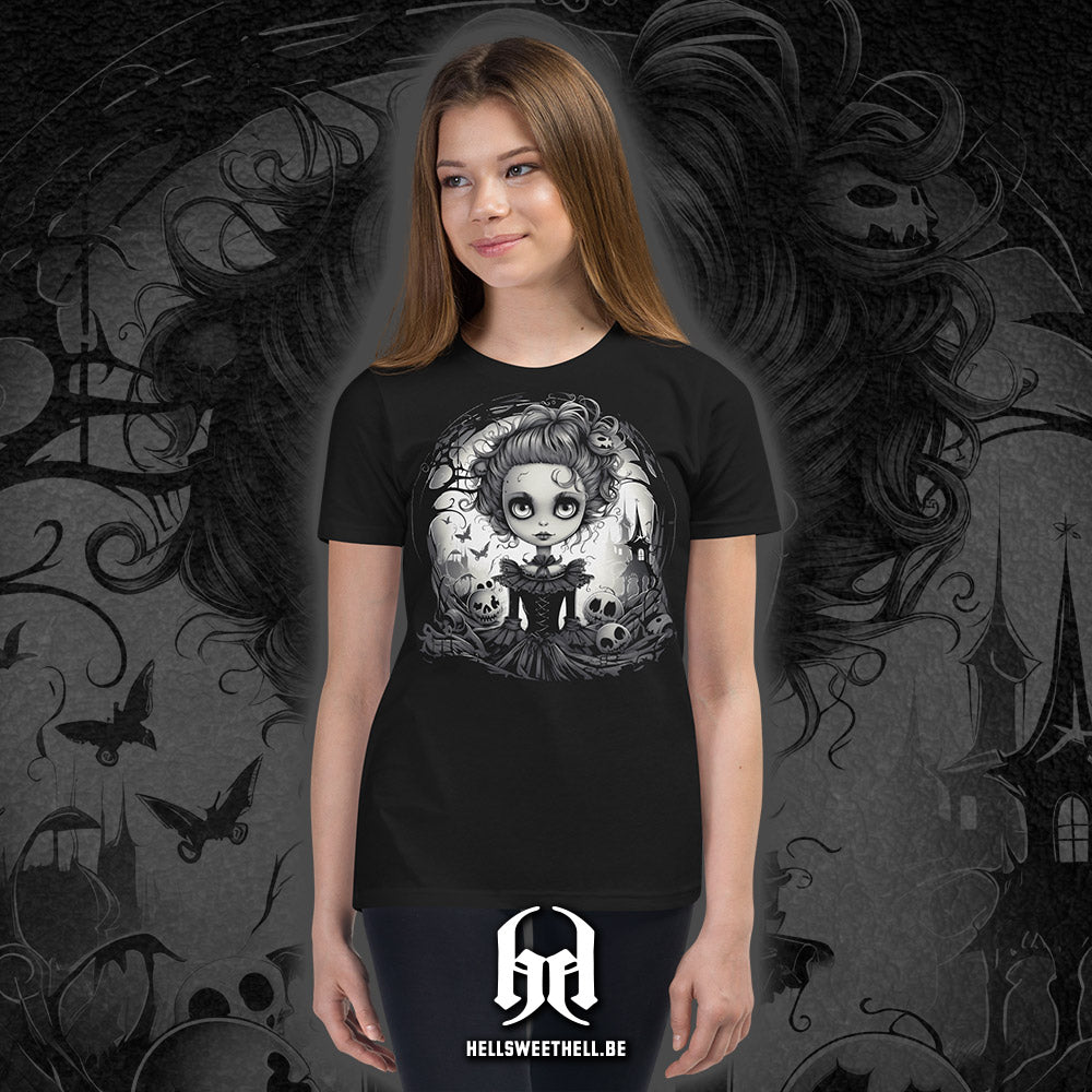 La jeune fille aux grands yeux - T-shirt unisexe enfants et adolescents