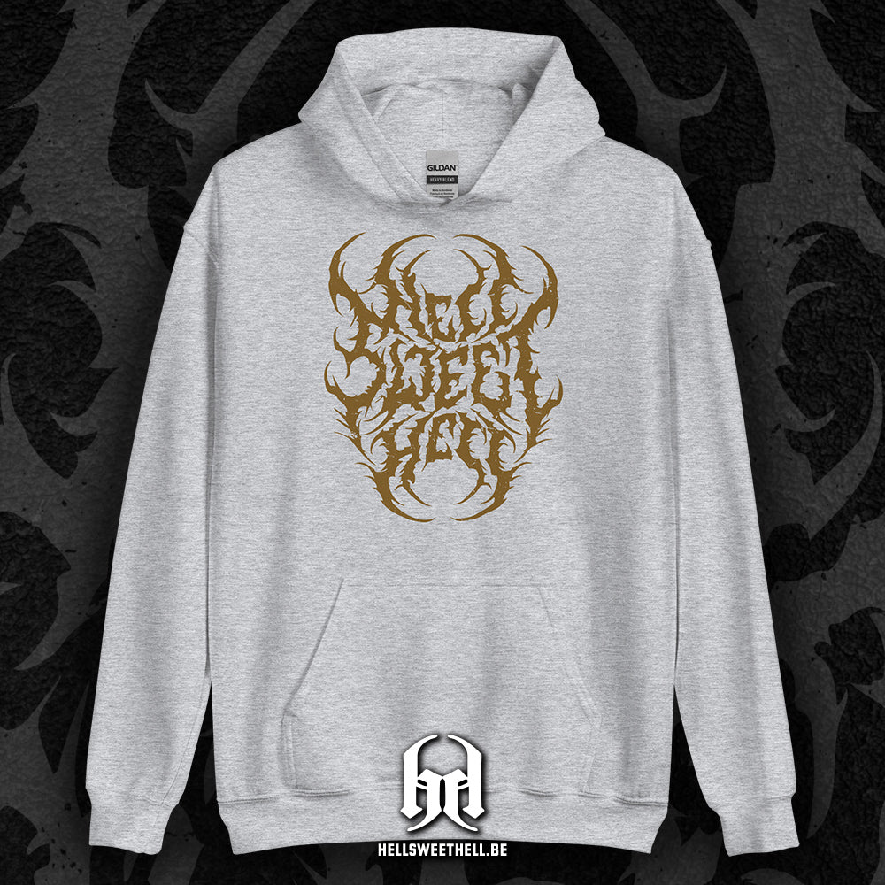 Hell Sweet Hell Logo Brun - Sweat à capuche Hoodie unisexe