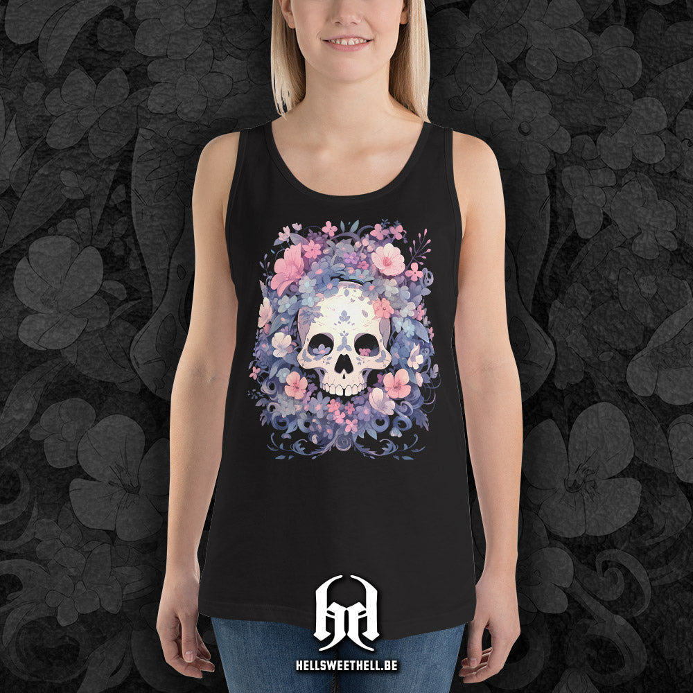 Squelette floral v2 - Débardeur unisexe