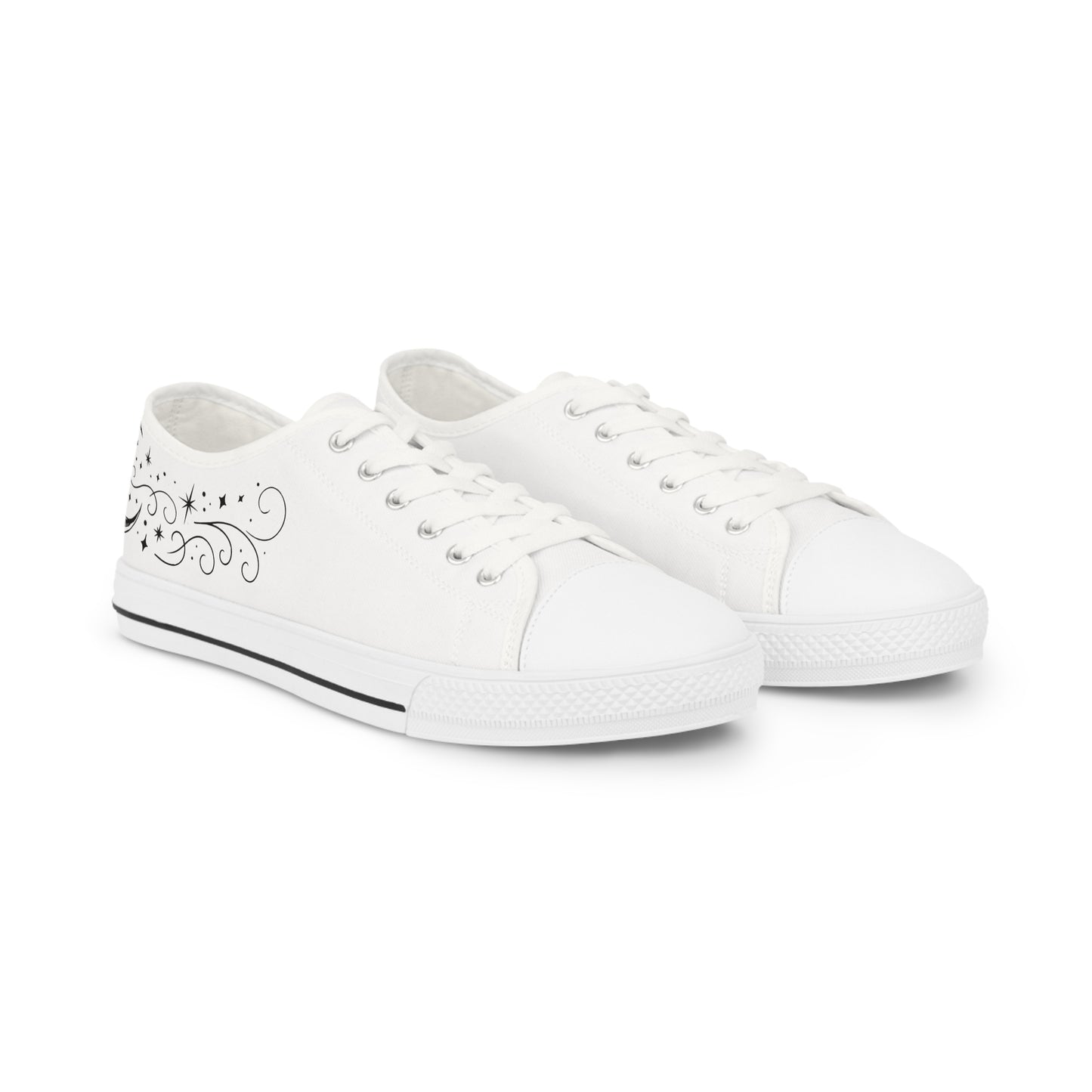 Clair de lune - Baskets basses HOMME (noir ou blanc)