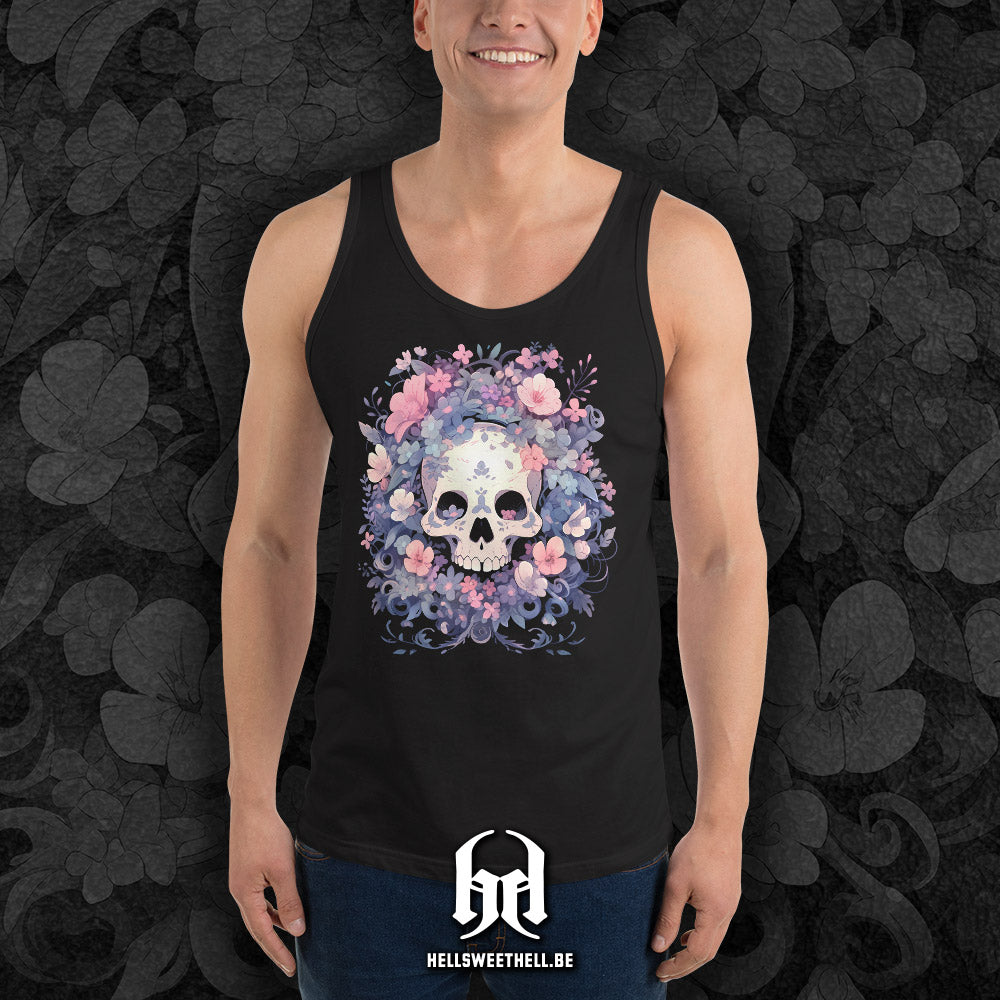 Squelette floral v2 - Débardeur unisexe