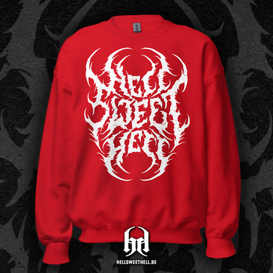 Hell Sweet Hell Logo Blanc - Sweat unisexe