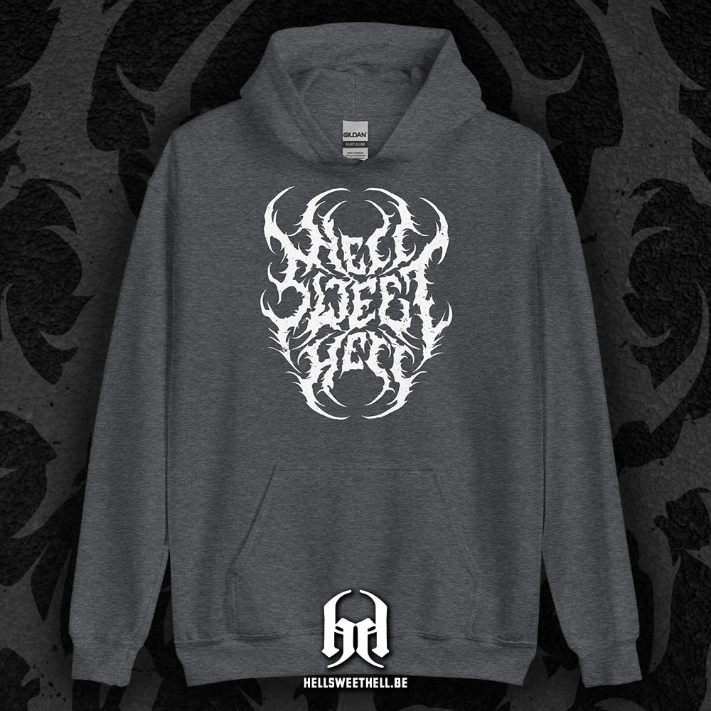 Hell Sweet Hell Logo Blanc - Sweat à capuche Hoodie unisexe