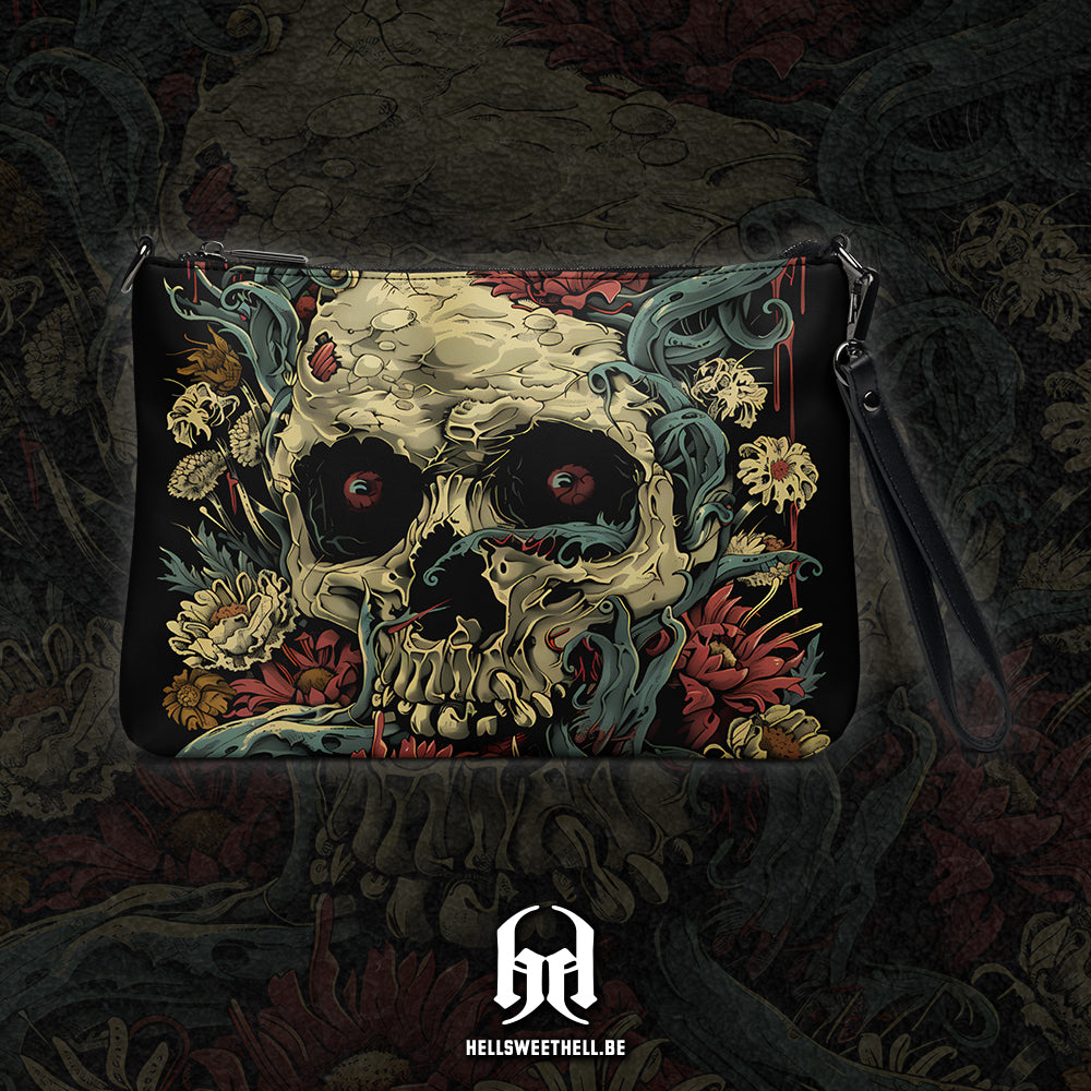 Skull Flowers - Sac à main en bandoulière