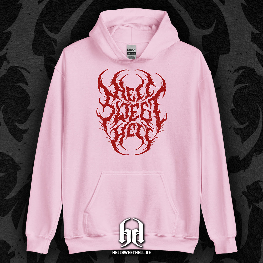 Hell Sweet Hell Logo Rouge - Sweat à capuche Hoodie unisexe
