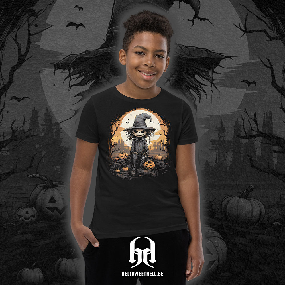 Epouvantail Halloween - T-shirt unisexe enfants et adolescents