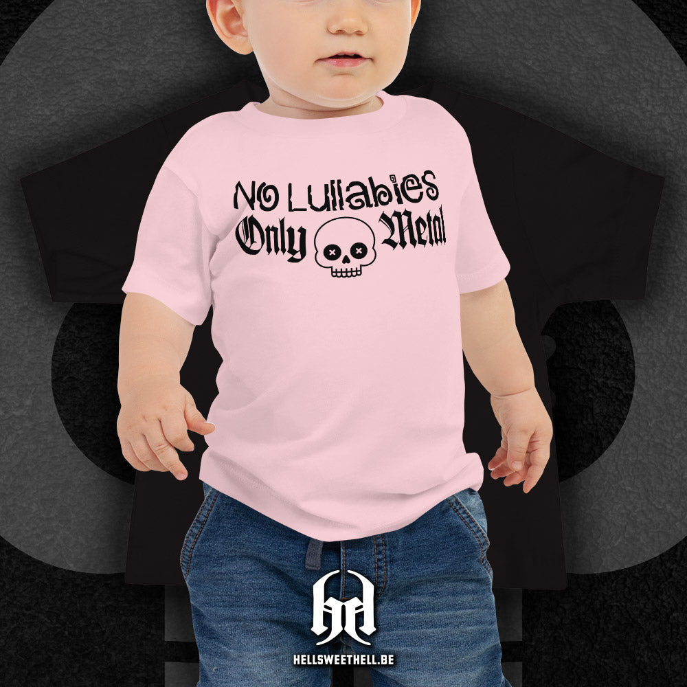 No Lullabies, Only Metal Logo Noir - T-shirt bébé et enfant