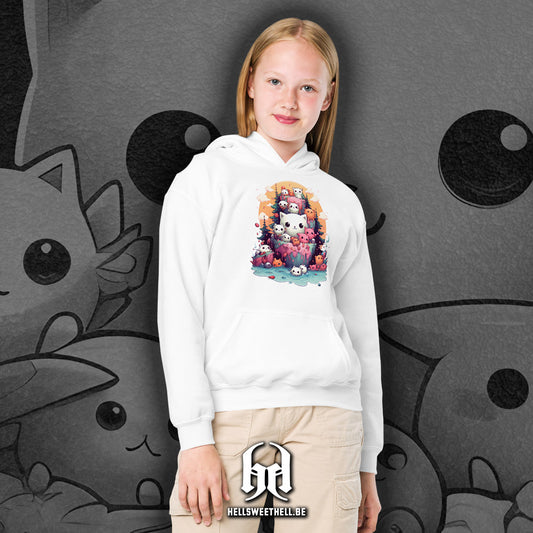 Chats Kawaii - Sweat à capuche hoodie pour enfants et adolescents