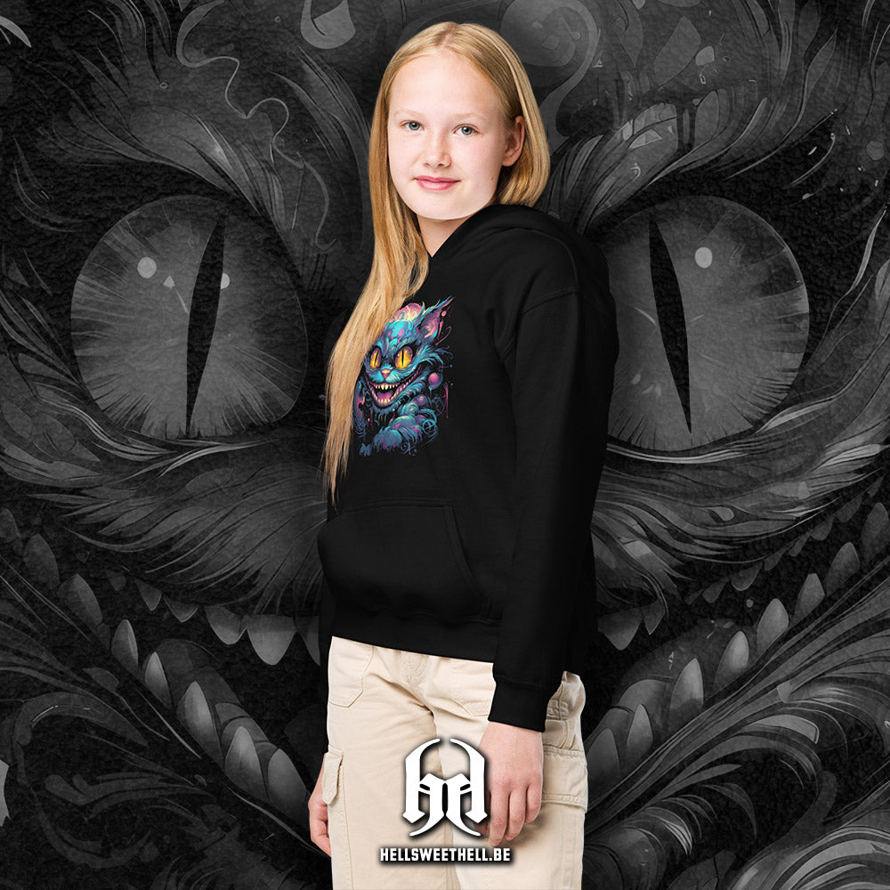 Cheshire Cat Alice aux pays des merveilles - Sweat à capuche hoodie pour enfants et adolescents