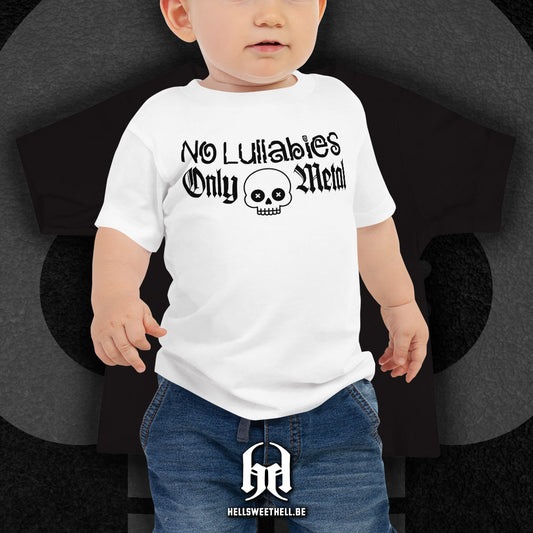 No Lullabies, Only Metal Logo Noir - T-shirt bébé et enfant