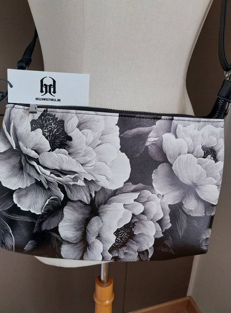 Dark Flowers - Sac à main en bandoulière