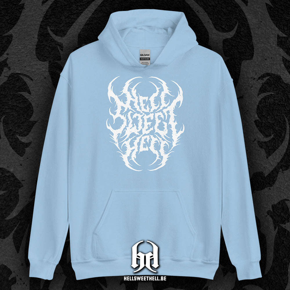 Hell Sweet Hell Logo Blanc - Sweat à capuche Hoodie unisexe