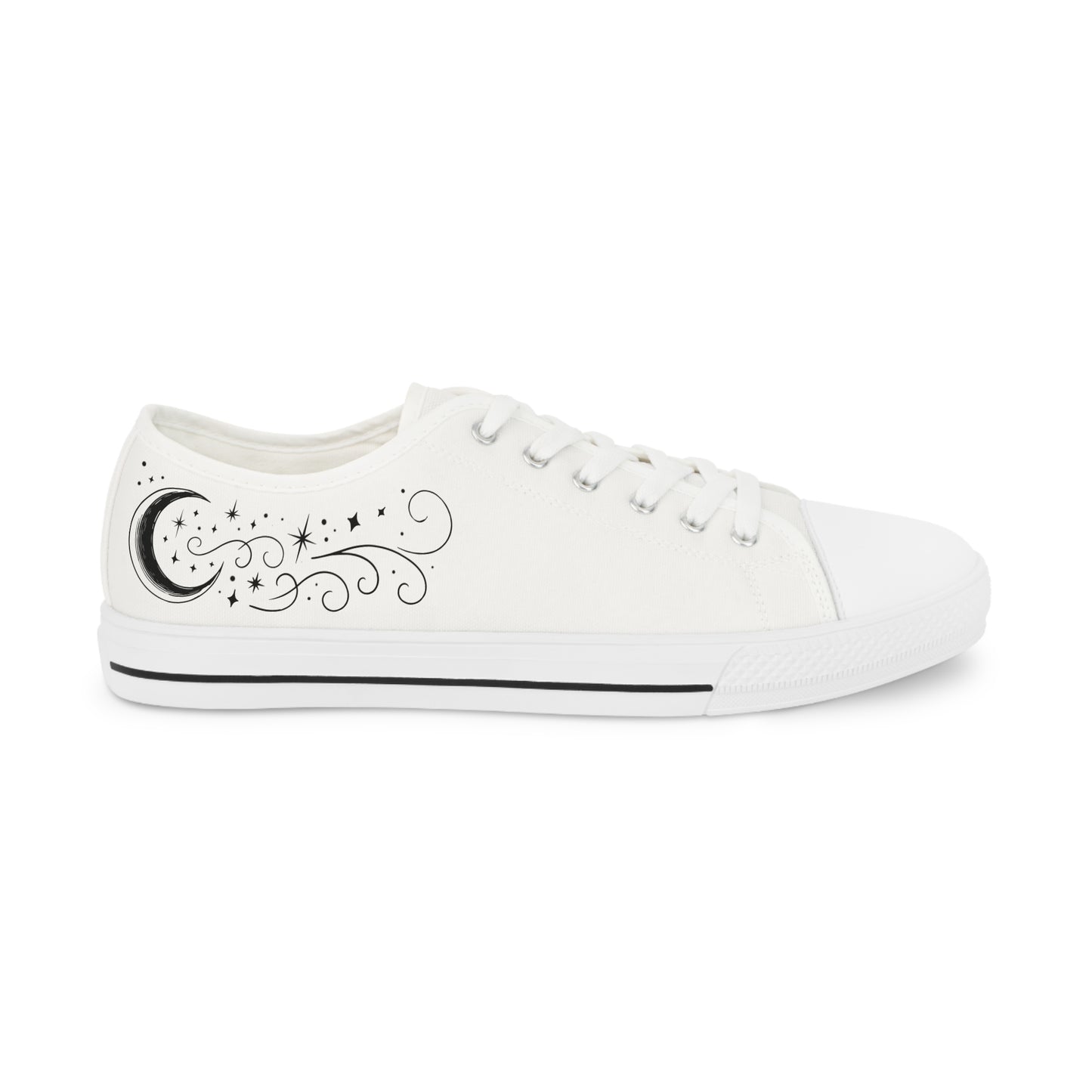 Clair de lune - Baskets basses HOMME (noir ou blanc)